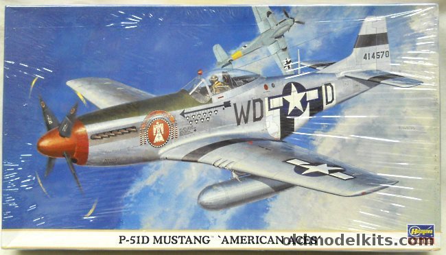 Hasegawa 1/48 P-51D Mustang American Aces, 09779 plastic model kit